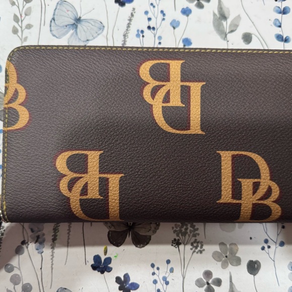 Dooney & Bourke Brown and Gold Wallet - Picture 2 of 6